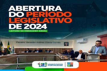 Abertura do período Legislativo de 2024
