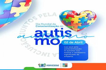 Mensagem em alusão ao Dia Mundial da conscientização do autismo