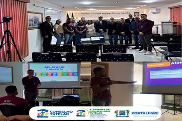 Câmara Municipal de Portalegre encerra a 4ª Semana do Conselheiro Tutelar com apresentação de relatório de atividades