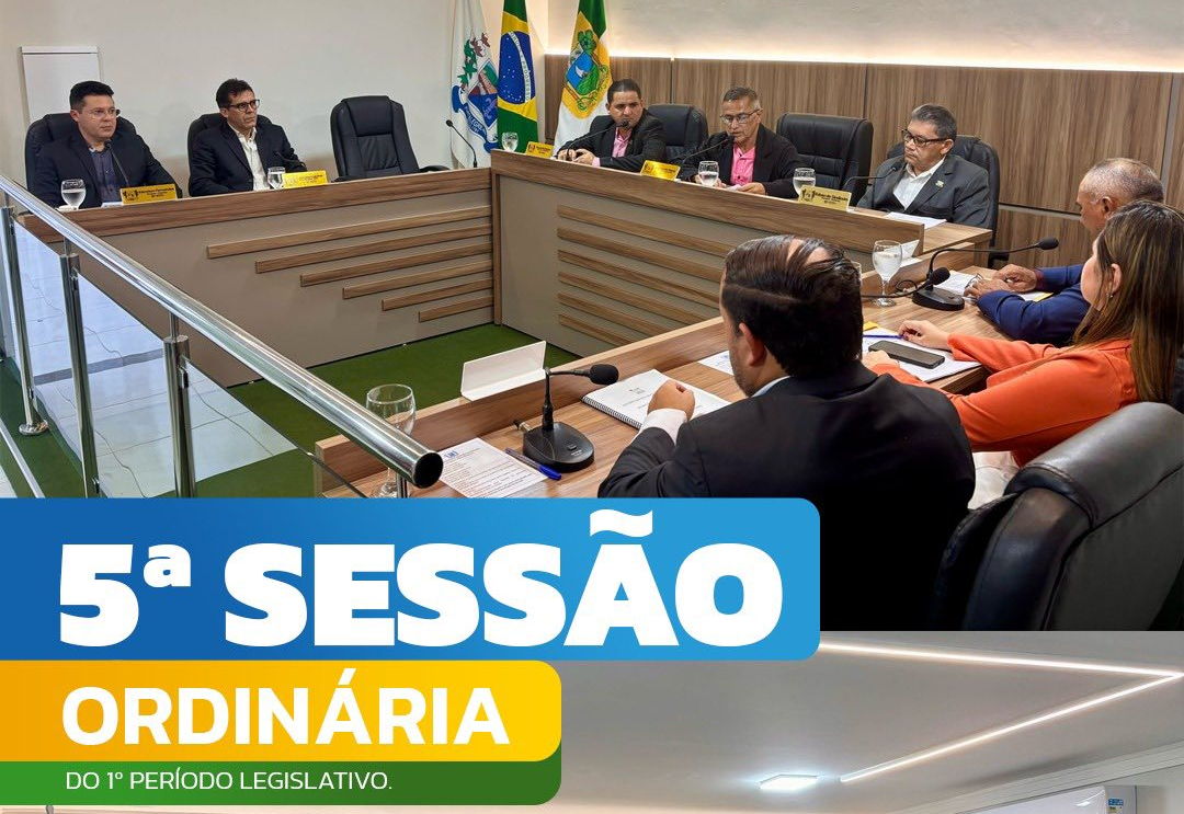  5ª Sessão Ordinária do 1º Período Legislativo de 2025