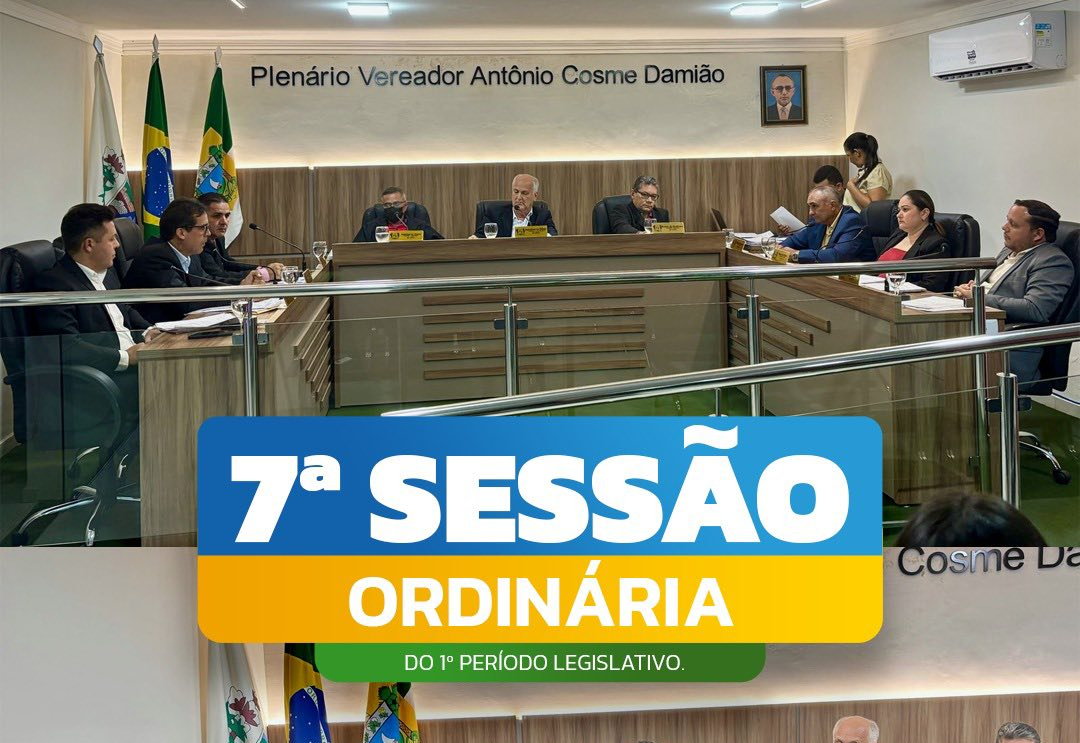  7ª Sessão Ordinária do 1º Período Legislativo de 2025